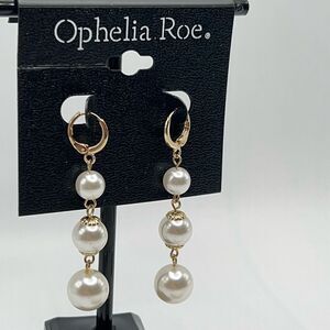 Ophelia Roe Gold Pearl Earrings